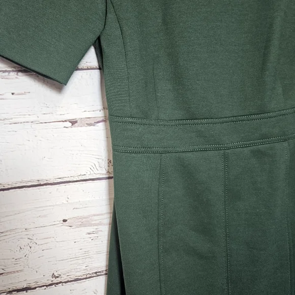Ann Taylor Green Knee Length Dress Size 10 - Picture 10 of 11